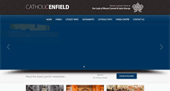 Desktop Screenshot of catholicenfield.org